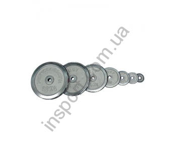 Диск хромированный HouseFit DB C102-0,5 - DB C102-20 (0,5 - 20 кг)