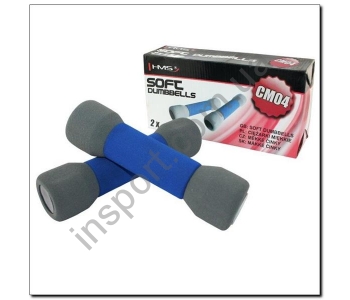 Гантели для разминки HMS CM04 голубой-серый