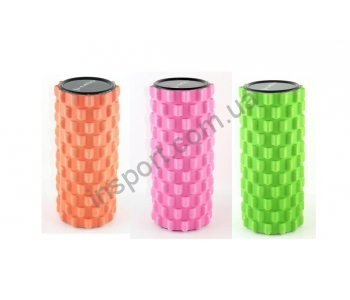 Массажный валик HMS FS101 оранжевый/розовый/зеленый