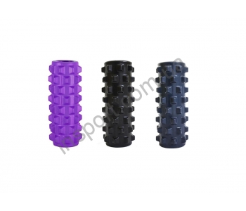 Массажный роллер  31,5 см HMS FS107 фиолетовый/черный/синий