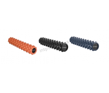 Массажный роллер 79 см HMS FS109 оранжевый/черный/синий
