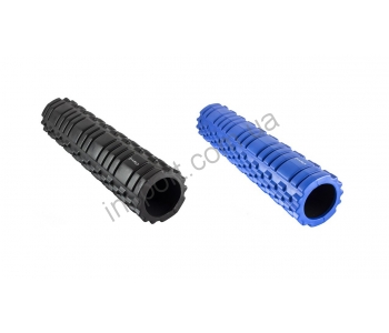 Массажный роллер 61 см  HMS FS104 черный/синий