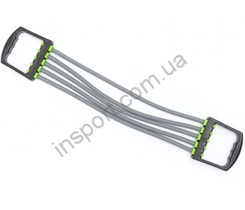 Эспандер плечевой 5-ти полосный трубчатый с ручками Ecofit MD1311 7*11*500мм