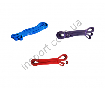 Резиновая лента для фитнеса 13, 22, 32 мм SPART Rising CE6501-13-32