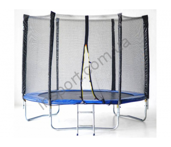 Батут SJ 4.5ft (140cm) blue с внешней сеткой