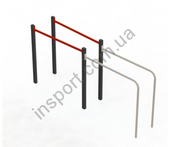 Брусья параллельные двухуровневые MIROS W106.2