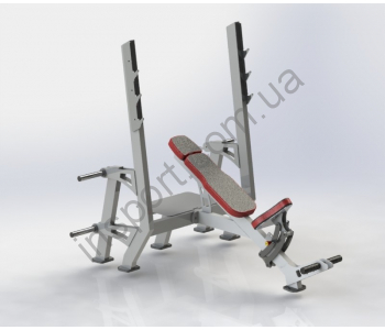 Скамья для жима под углом вверх BruStyle Lux BL-104