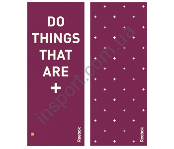 Мат для йоги двухсторонний Reebok Crosses-Do RAYG-11040PL 4мм