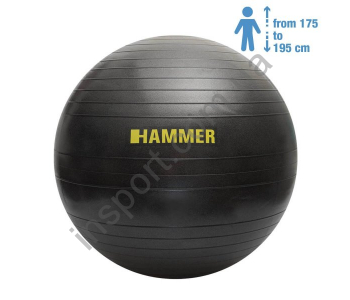 66408 Фитбол (мяч для фитнеса) Hammer Gymnastics Ball 75 cm Anti-Burst System (антиразрыв)