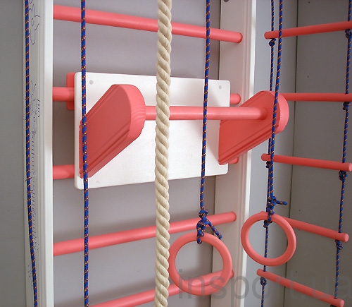 Спортуголок «Сосна» цветной (базовая комплектация без навесного)