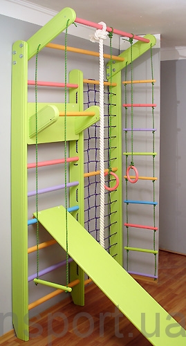 Спортуголок «Комби» цветной(базовая комплектация без навесного)