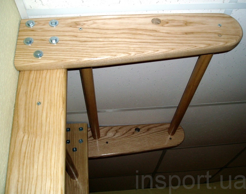 Шведская стенка 240 с турником Ясень