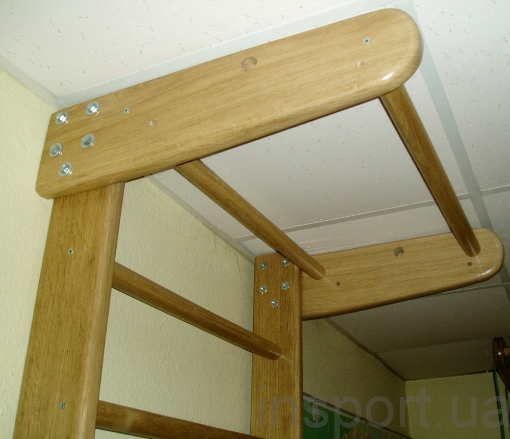 Шведская стенка 240 с турником Дуб