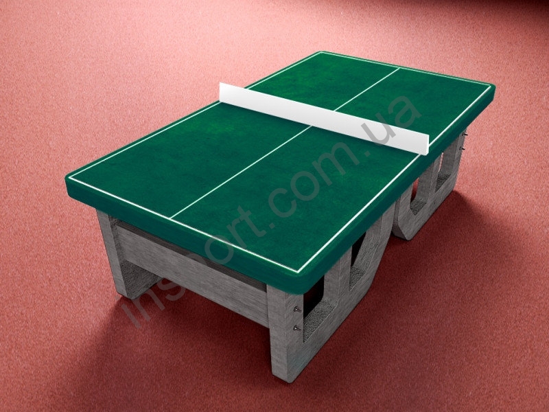 Теннисный стол для настольного тенниса из бетона
