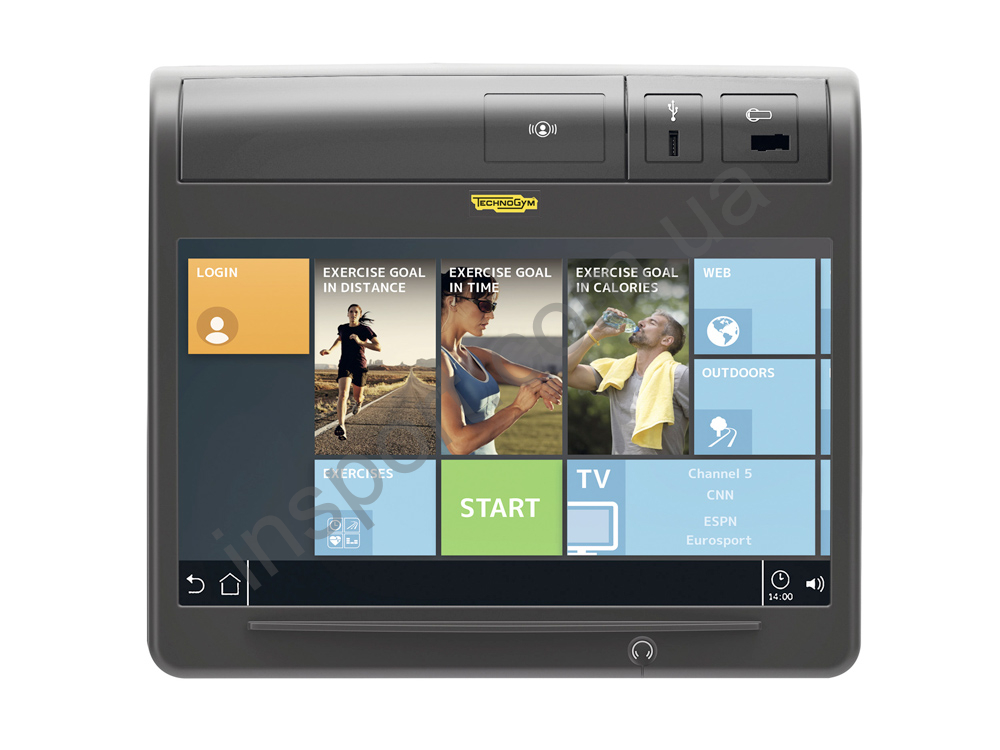 Горизонтальный велотренажер Technogym Recline TV