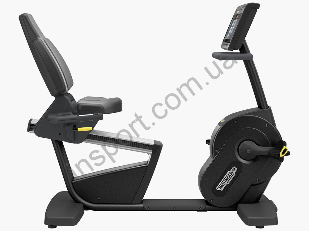 Горизонтальный велотренажер Technogym Recline TV
