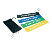 НАБОР ИЗ 4 ЭЛАСТИЧНЫХ МИНИ-ЛЕНТ TUNTURI MINI RESISTANCE BAND SET 14TUSYO016 НАБОР ИЗ 4 ЭЛАСТИЧНЫХ МИНИ-ЛЕНТ TUNTURI MINI RESISTANCE BAND SET 14TUSYO016