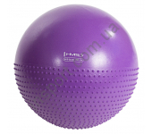 Мяч для фитнеса (фитбол) полумассажный HMS YB03 55 см Anti-Burst Purple Мяч для фитнеса (фитбол) полумассажный HMS YB03 55 см Anti-Burst Purple