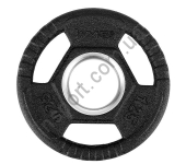 Олимпийский диск прорезиненный черный 1.25 КГ HMS TOH01 Олимпийский диск прорезиненный черный 1.25 КГ HMS TOH01