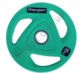 Диск олимпийский для штанги 10 кг Fitnessport RCP20-10 Диск олимпийский для штанги 10 кг Fitnessport RCP20-10