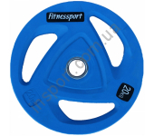 Диск олимпийский для штанги 20 кг Fitnessport RCP20-20 Диск олимпийский для штанги 20 кг Fitnessport RCP20-20