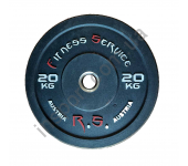 Бамперный диск для кроссфита Fitness Service 20 кг