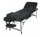 Массажный стол 3-х секционный (дерев. рама) чёрный Relax HY-30110 black Массажный стол 3-х секционный (дерев. рама) чёрный Relax HY-30110 black