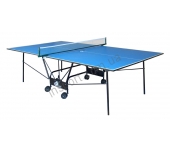 Теннисный стол Gk-4– Compact Light синий с сеткой