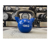 Гиря чугунная с виниловым покрытием 10kг (Cиня) Generation Fitness FF51F1A-10kg