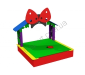 Детская песочница Божья коровка закрытая ПЕ 001 Детская песочница Божья коровка закрытая ПЕ 001