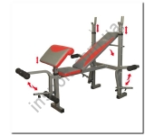 Скамья для жима HMS LS7849 Скамья для жима HMS LS7849