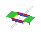 Песочница фанерная с крышкой P301 Песочница фанерная с крышкой P301