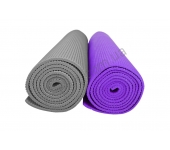 Мат тренировочный, 5 мм серый/фиолетовый Мат тренировочный, 5 мм серый/фиолетовый