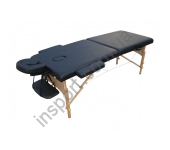 HY-20110 Массажный стол 2-х секционный (дерев.рама) черный HY-20110 Массажный стол 2-х секционный (дерев.рама) черный