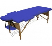 HY-20110-1.2.3 Массажный стол 3-х секционный (дерев. рама) синий HY-20110-1.2.3 Массажный стол 3-х секционный (дерев. рама) синий
