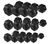 Гантельный ряд HMS FITNESS HEX PRO от 10 до 60 кг ( 20 пар ) Гантельный ряд HMS FITNESS HEX PRO от 10 до 60 кг ( 20 пар )