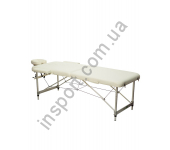 Массажный стол 2-х секционный (алюмин. рама) белый Relax HY-2010-1.3 Массажный стол 2-х секционный (алюмин. рама) белый Relax HY-2010-1.3