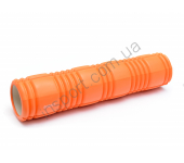 Роллер для занятий йогой и пилатесом Ecofit оранжевый MDF016B 62*14см