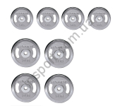 4681 Набор дисков хромированных Hammer 4*5 kg + 4*10 kg 4681 Набор дисков хромированных Hammer 4*5 kg + 4*10 kg