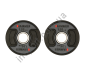 4705 Олимпийские диски профессиональные Hammer PU Weight Discs 2*1,25 kg